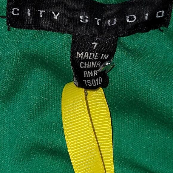 * CITY STUDIO Emerald Green strapless cocktail dress - Picture 5 of 11